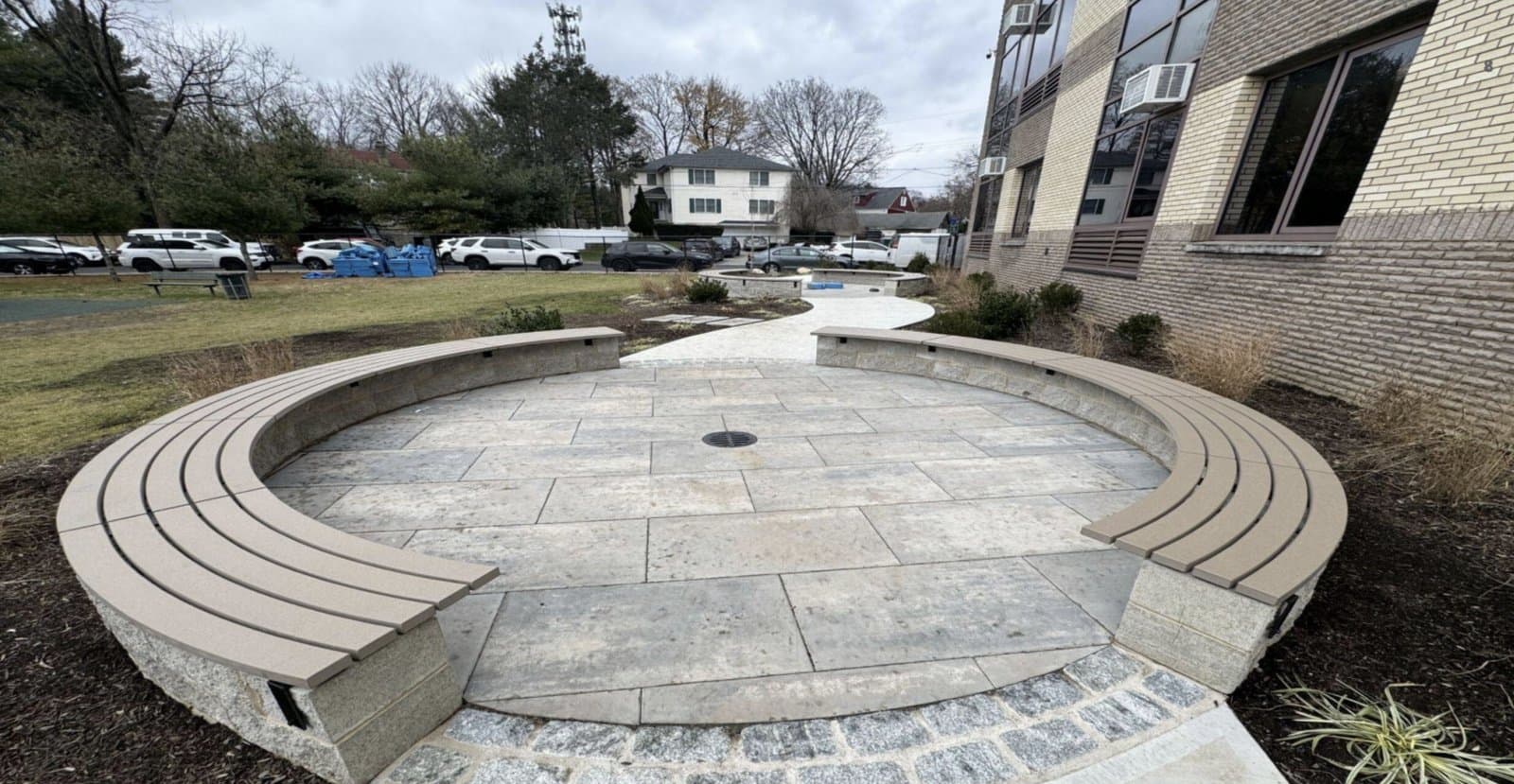 School Outdoor Courtyard